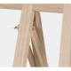 120cm Stand Beech Wood Plate Holder